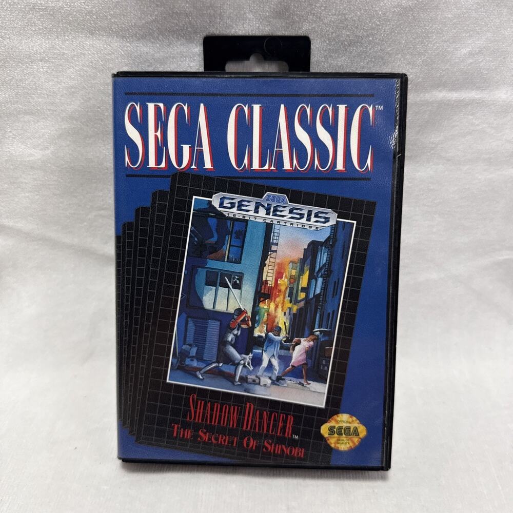 Shadow Dancer: The Secret of Shinobi Sega Genesis Sega Classic CIB Tested